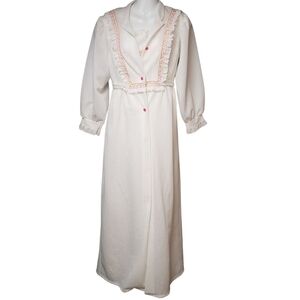 Vintage Robe Nightdress Set  Women's Size Medium Sweet Romantic